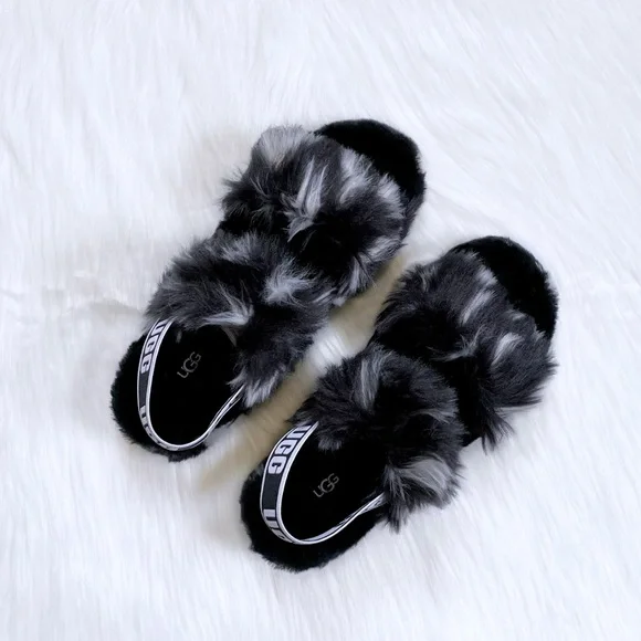 UGG Women’s Oh Yeah Spots Slide Slipper Sandals - Picture 2 of 7